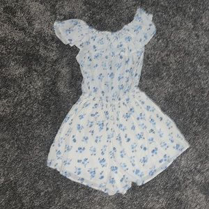 Hollister romper blue and white sz large